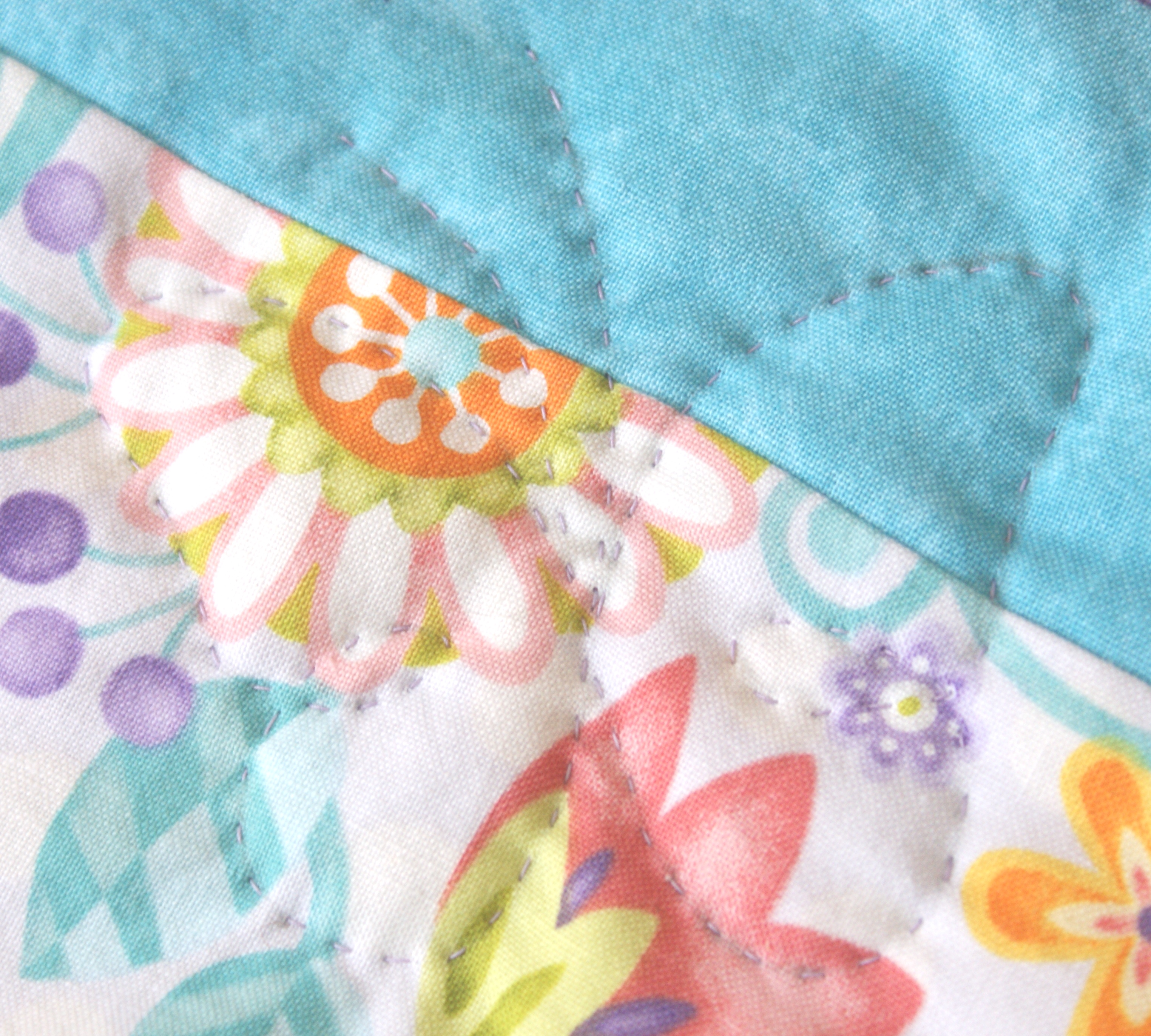 A quilted butterfly - a very appropriate motif on this lovely spring day!