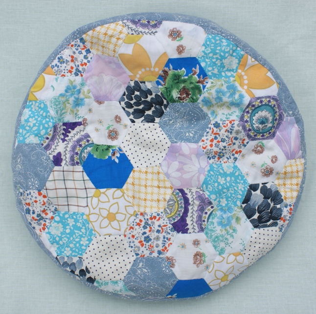 My first attempt at patchwork (no quilting!).