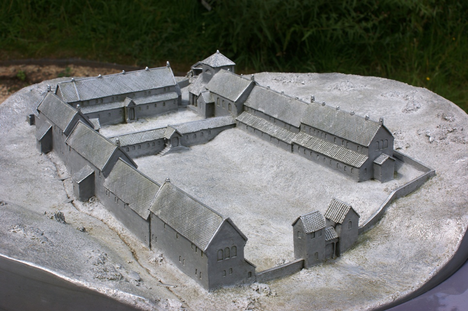 A model of what the Villa may have looked like in 350AD.