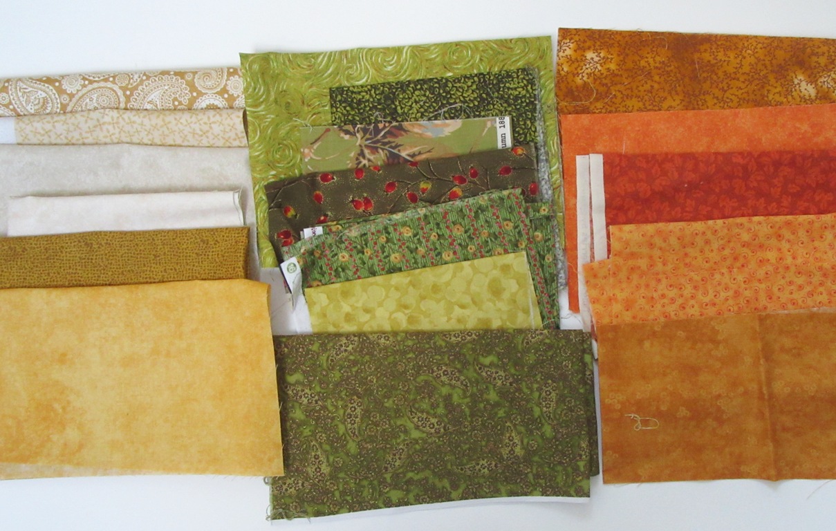 Fabrics picked for Star Runner - New Every Morning Patchwork & Quilting