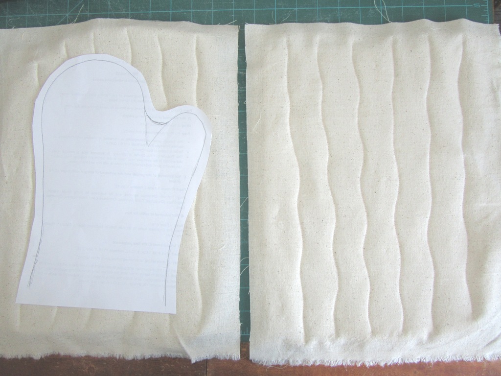 Palm side of mittens by Allison Reid, New Every Morning Patchwork & Quilting