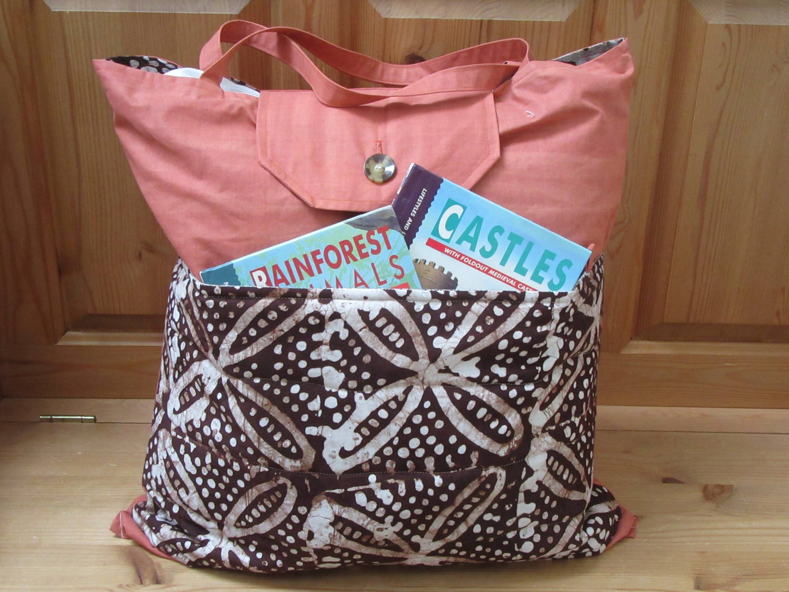 Book Pillow Bag prototype by Allison Reid