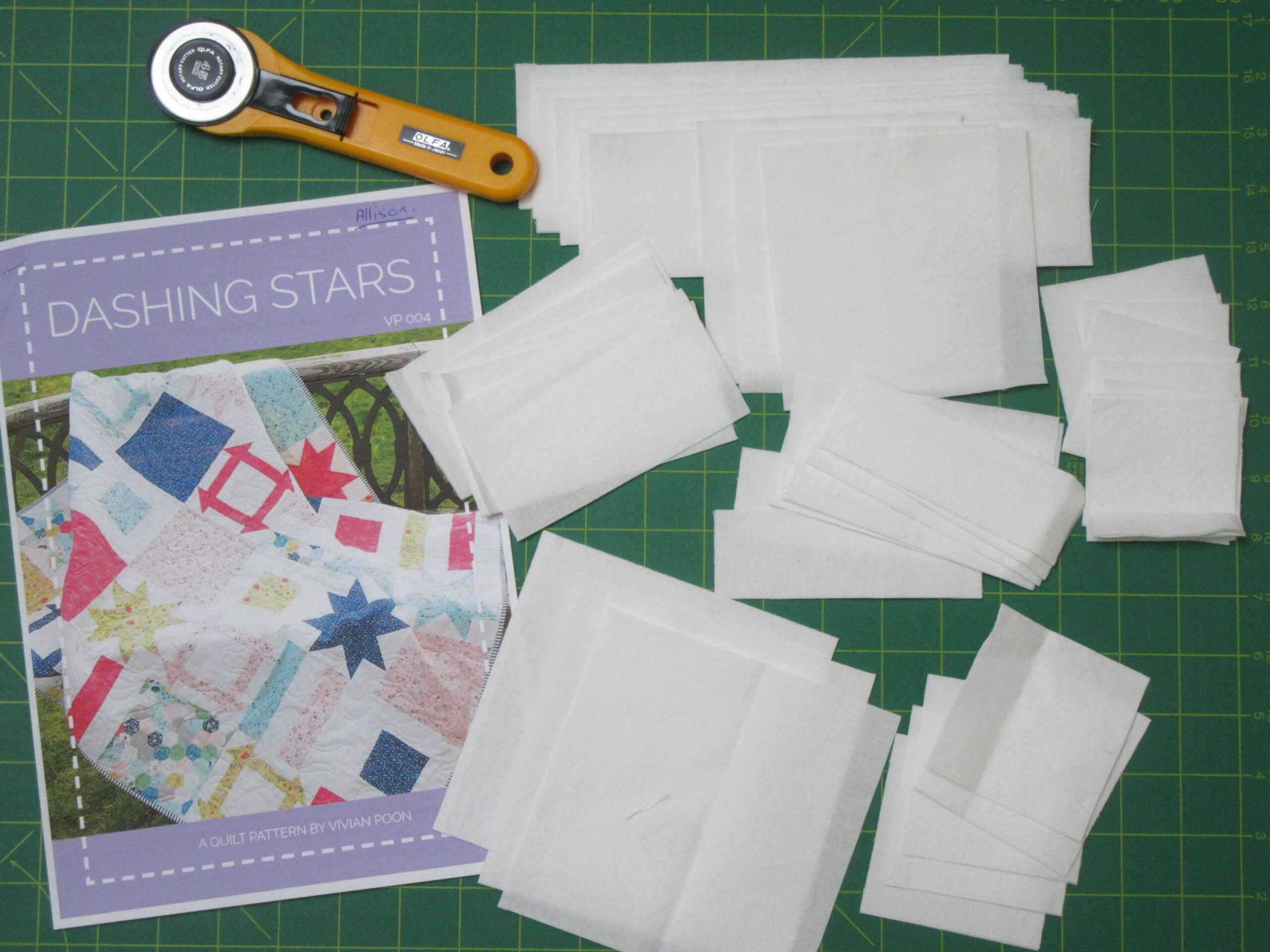 Beginners Quilt 2019 fabrics by Allison Reid