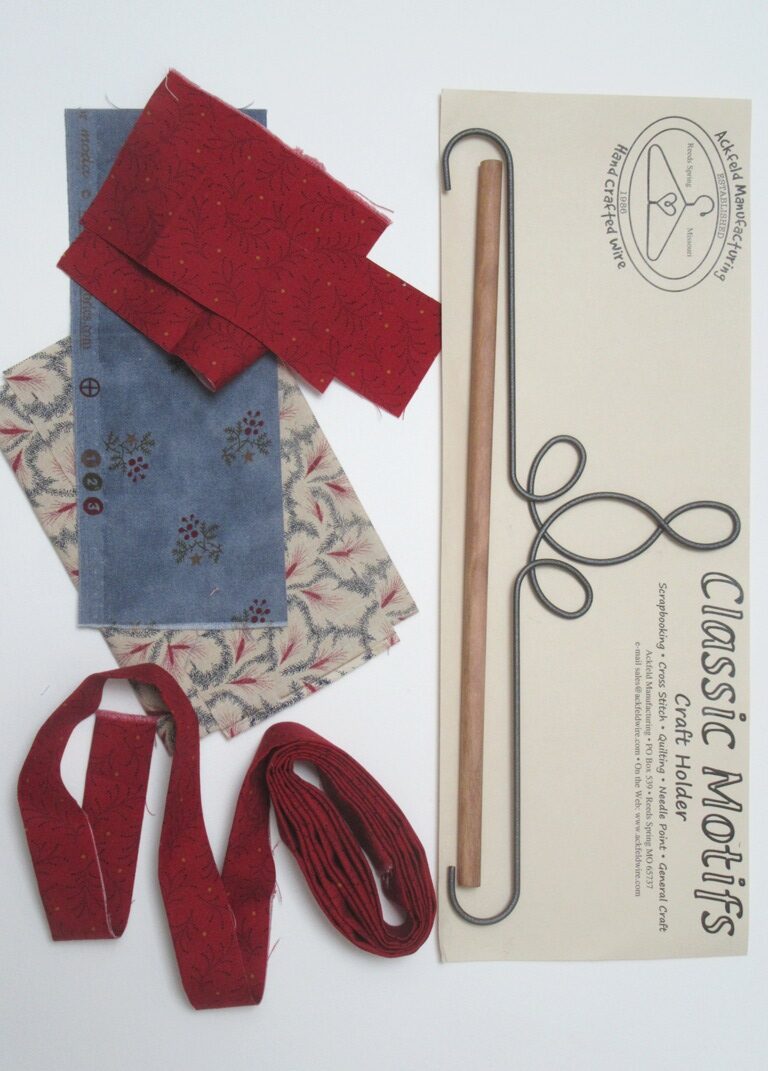 Hanger and binding by Allison Reid