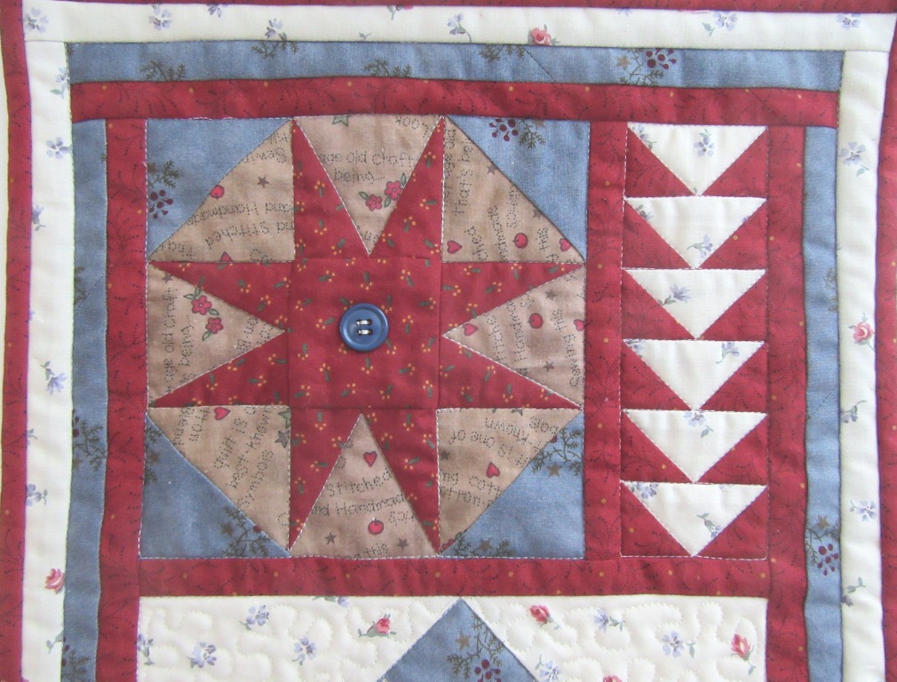 Wall hanging detail by Allison Reid