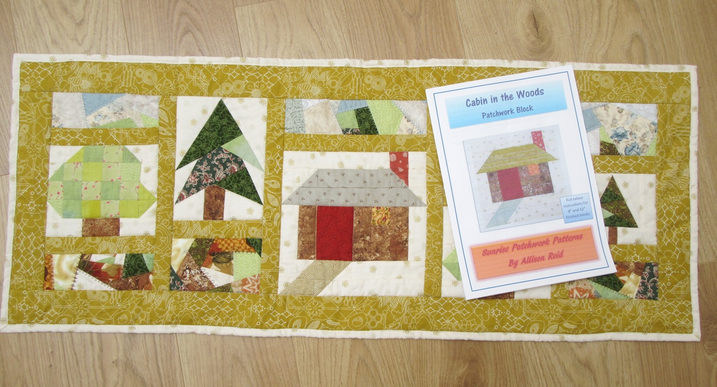 Into the Woods and Cabin Block pattern by Allison Reid