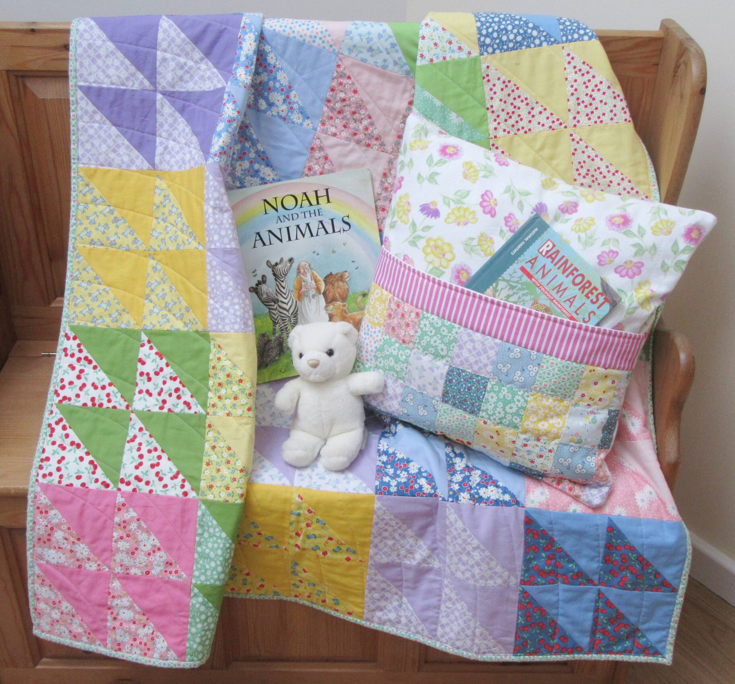 Playtime Book Pillow set (2) by Allison Reid