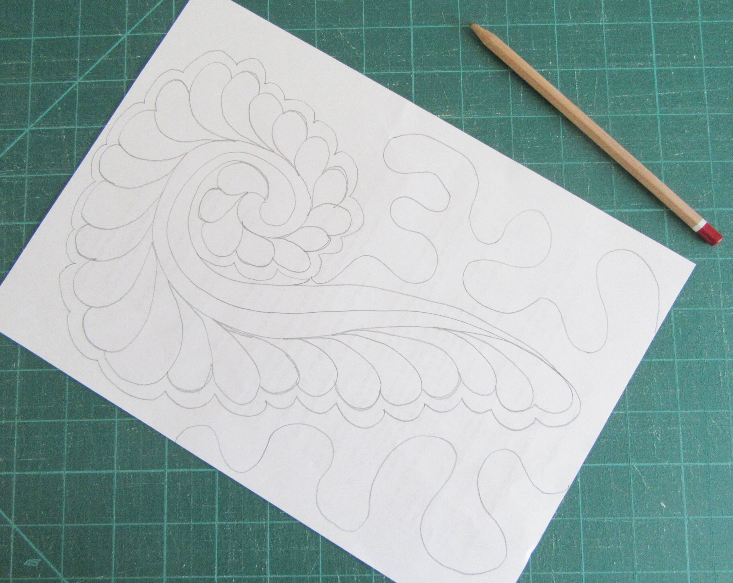 Scrappy Trip Along quilting design options by Allison Reid