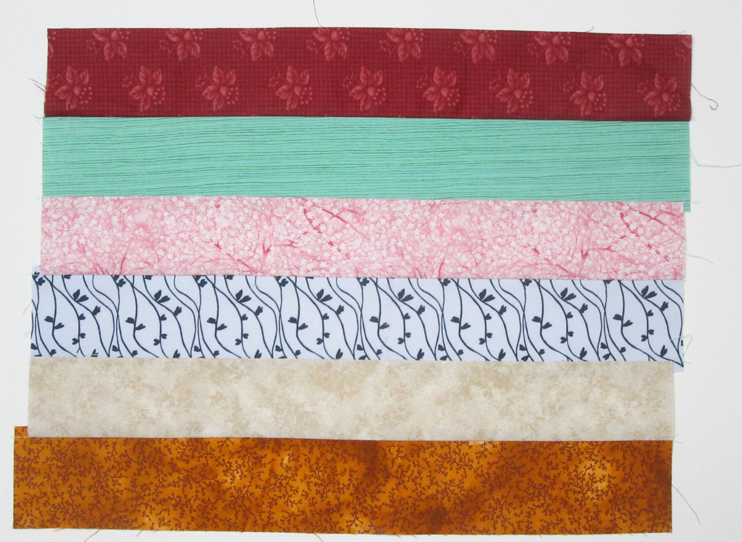 Trip Around the World Block strip set by Allison Reid