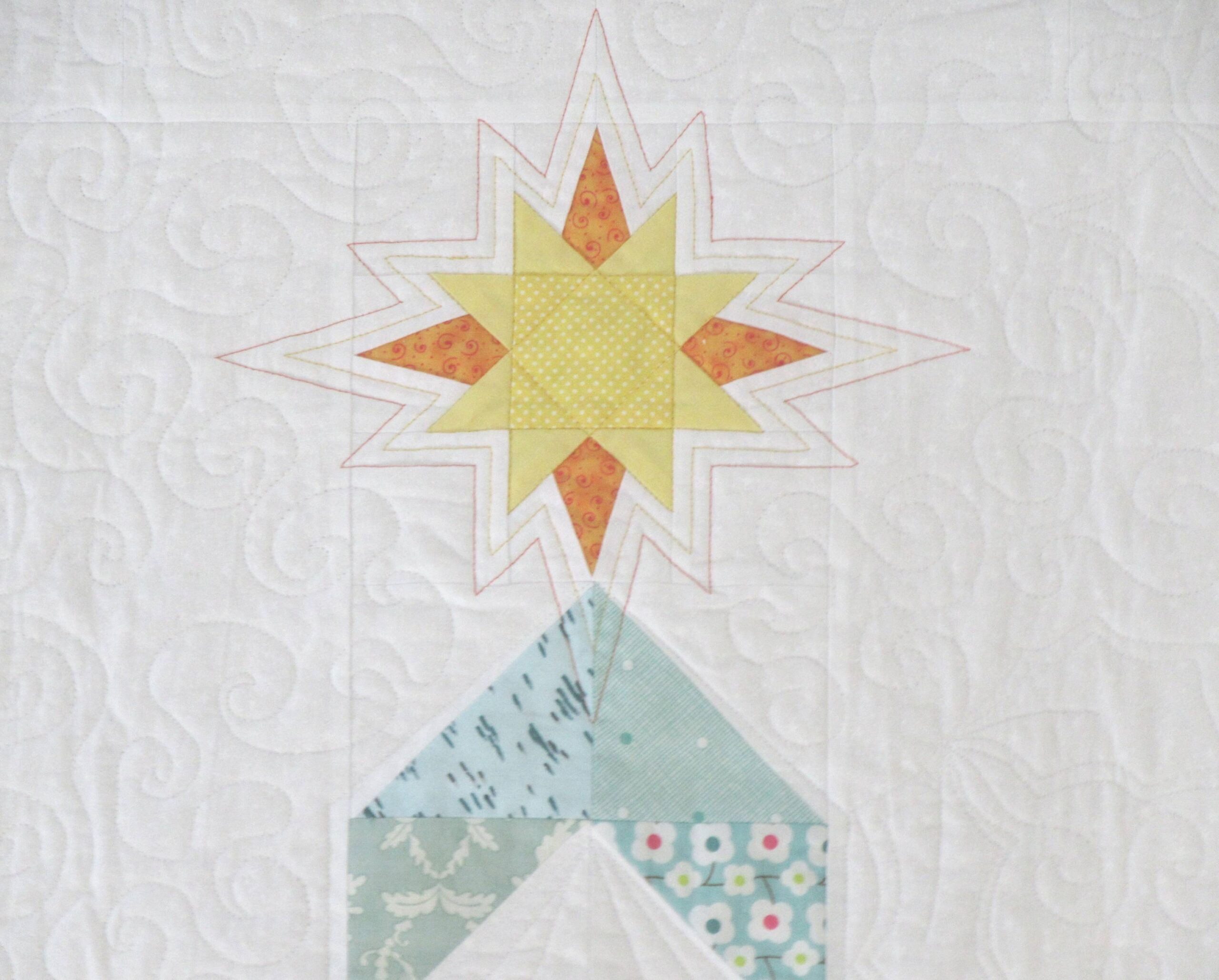 Chevron Tree detail (3) by Allison Reid