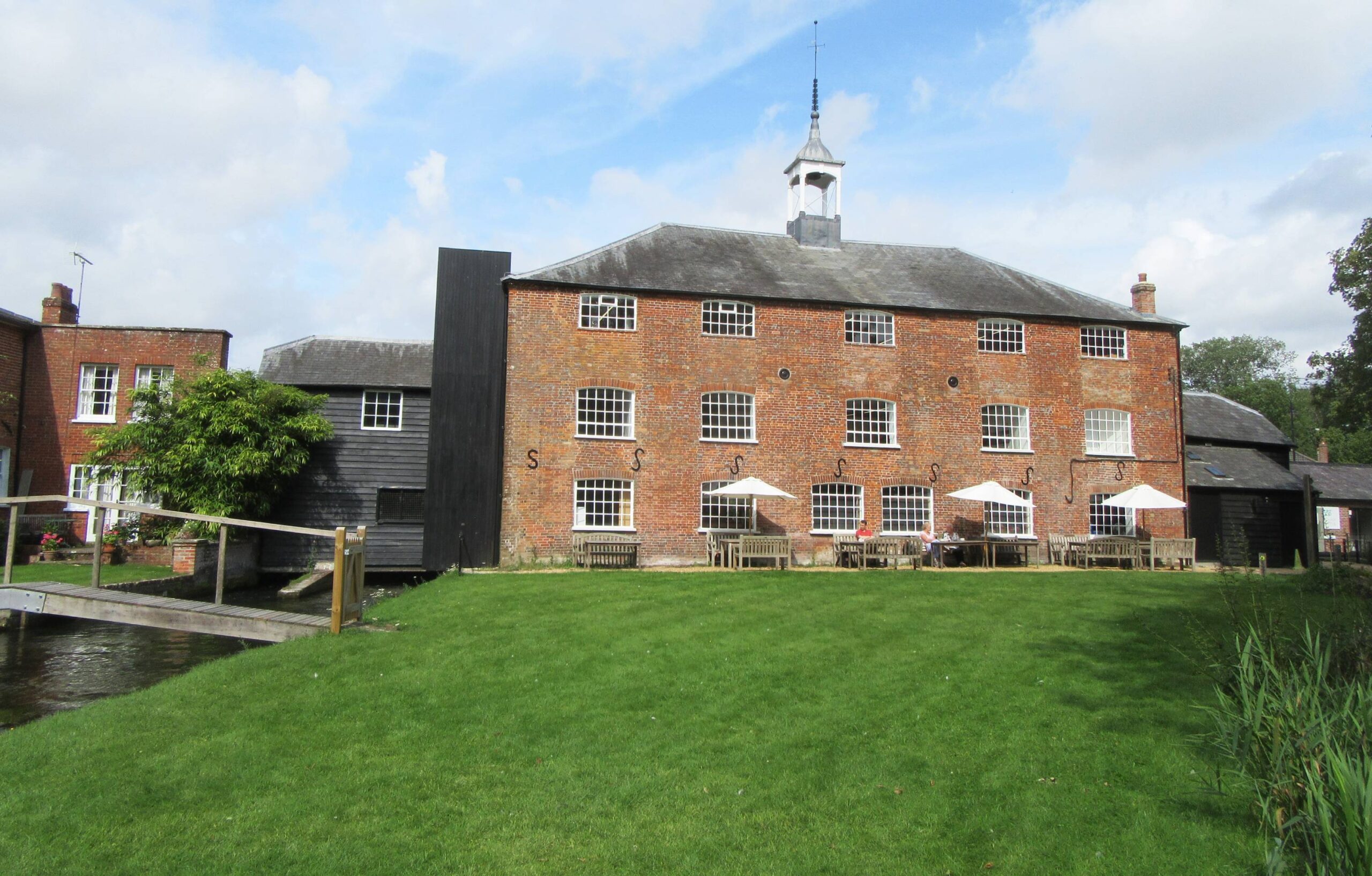 Mill Walk Whitchurch Silk Mill by Allison Reid