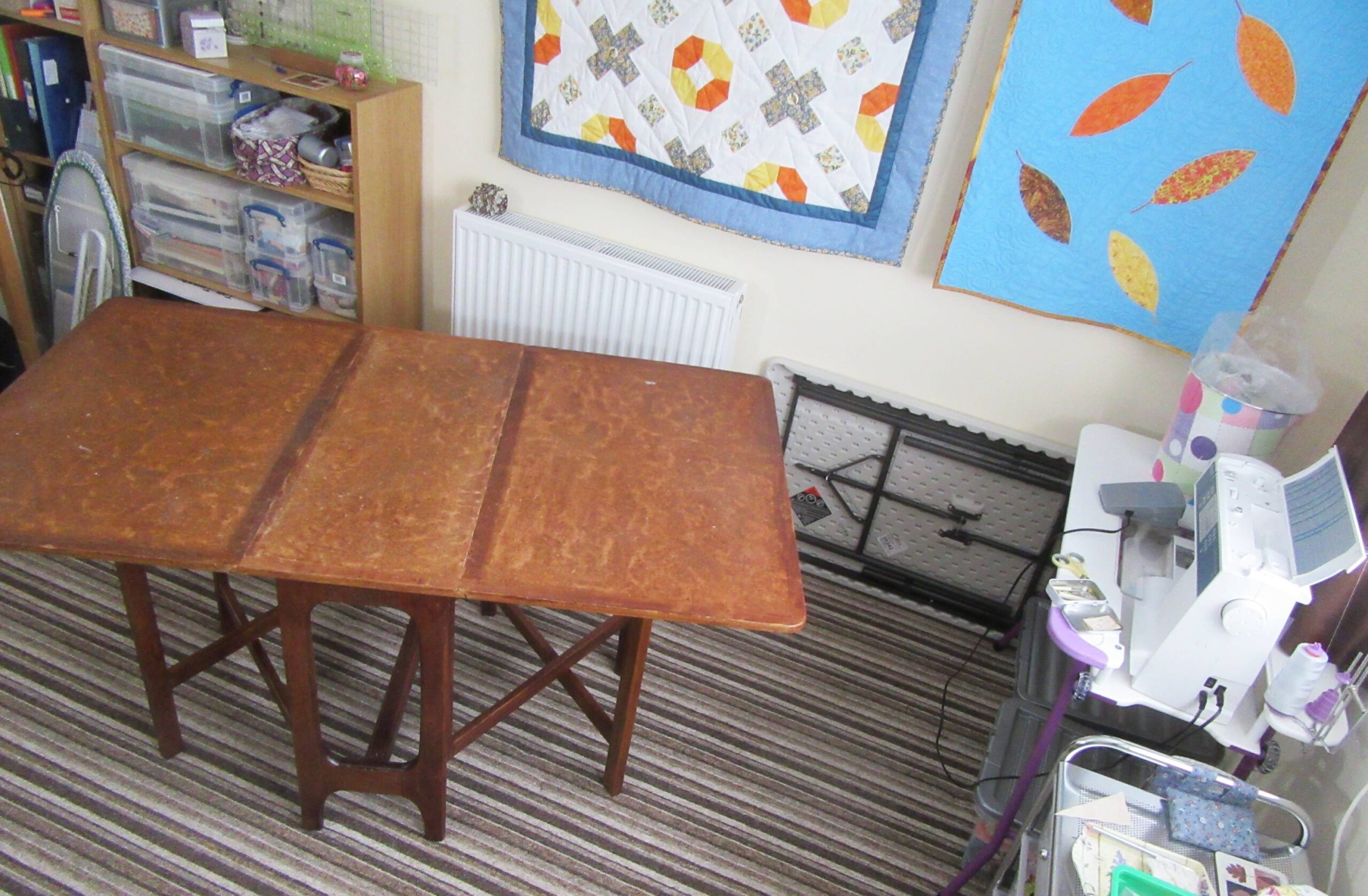 Sewing Room set for basting by Allison Reid