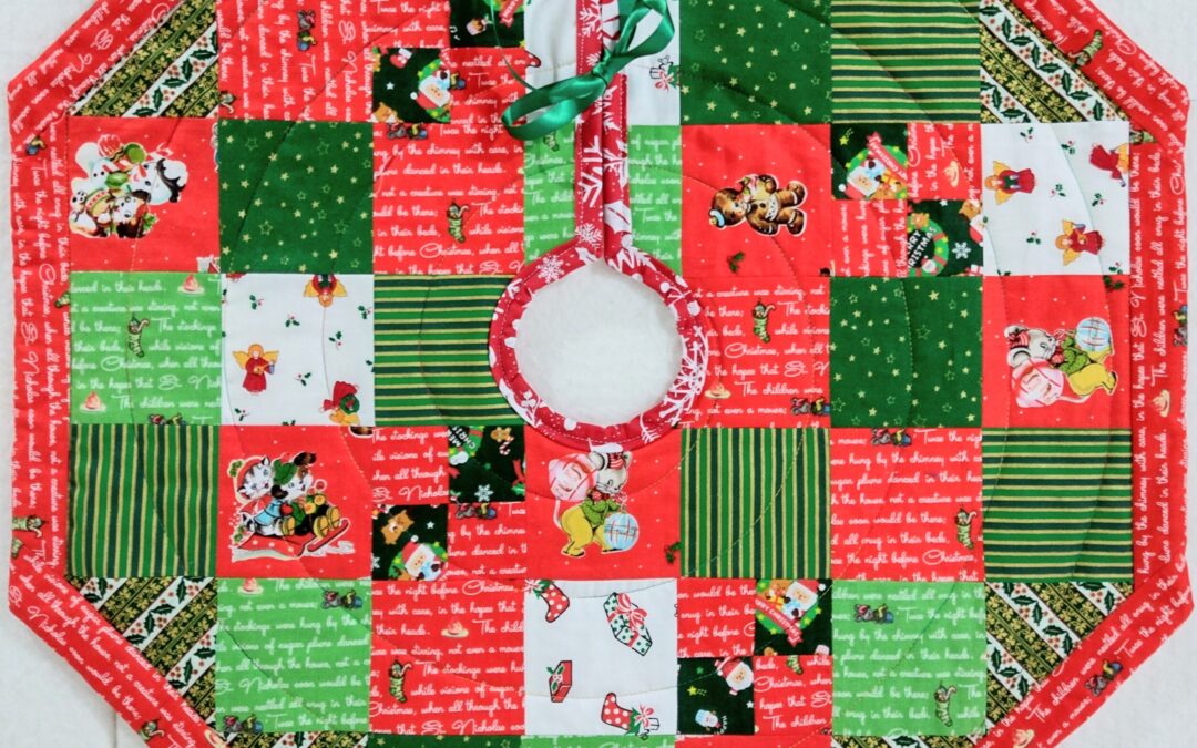 Octagonal Christmas Tree Skirt Re-Visited